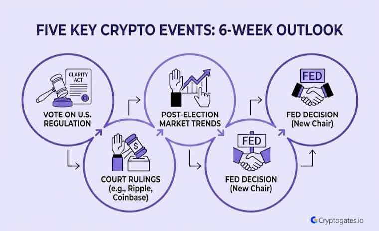 5 Crypto Events in May–June 2026 That Could Shake Your Portfolio